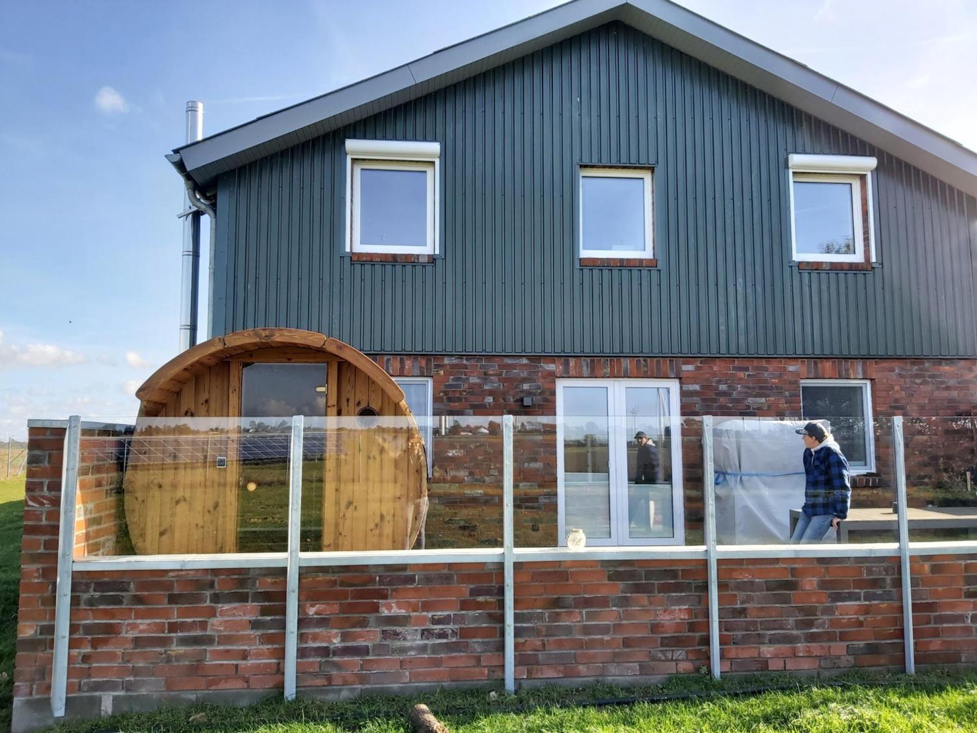 Neu! Ferienhaus Taja Niebuell Mit Sauna 外观 照片